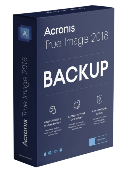 Acronis True Image 2017 3 dispositivos