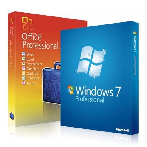 Windows 7 Professional + Office 2010 Professional Descarga + Clave de licencia